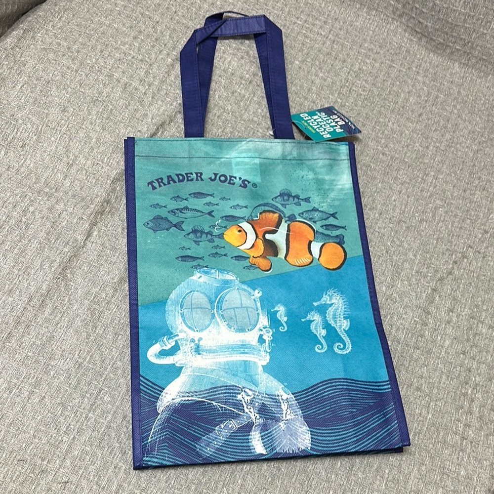 Trader Joe’s recycled, ocean plastic bag.